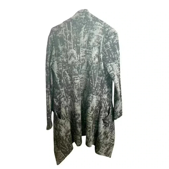 Ronen  Chen Black w Gray Soft Sweater Size 6 - Picture 4 of 8